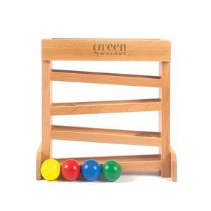 Wooden Ball Tracker, Montessori Ball Runner